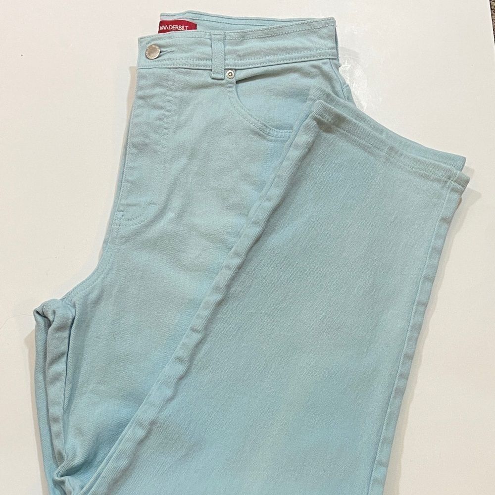 VTG,Gloria Vanderbilt Skinny Light Blue Jeans Missy Size 14 Medium